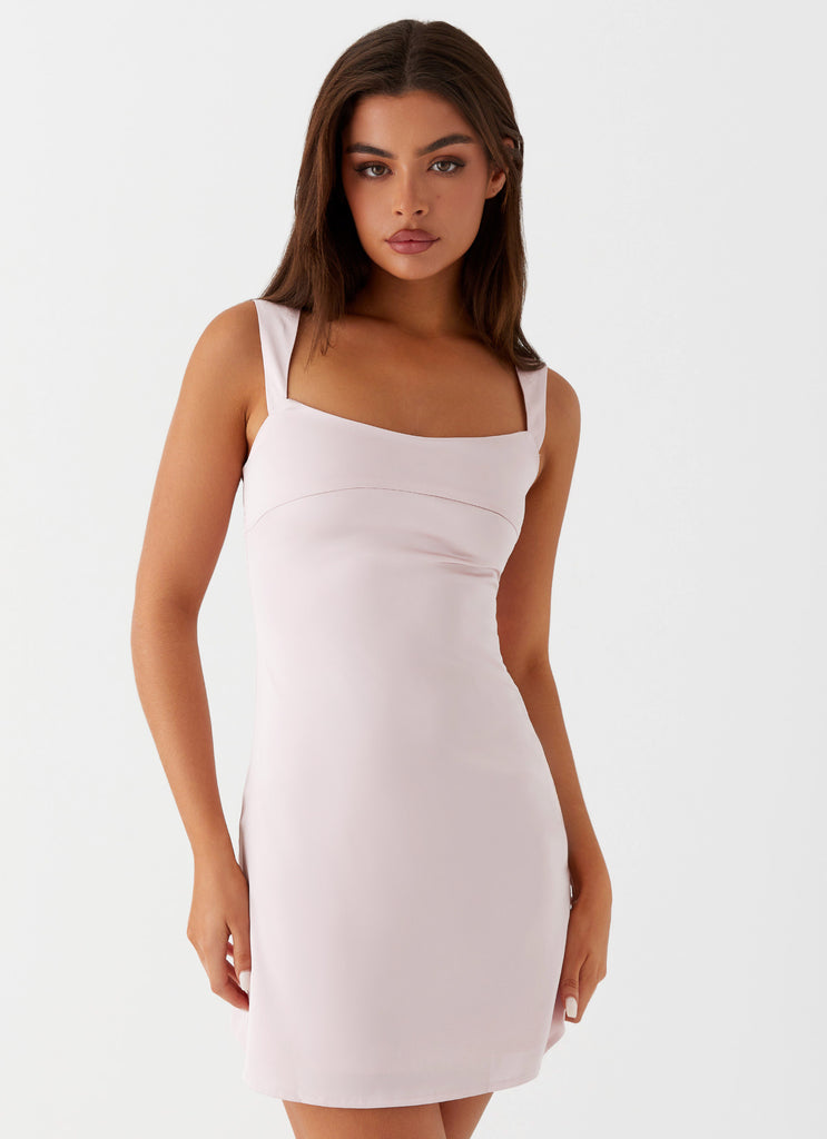 Odette Satin Mini Dress - Pink Pink / US 14 Odette Satin Mini Dress - Pink Pink / US 14