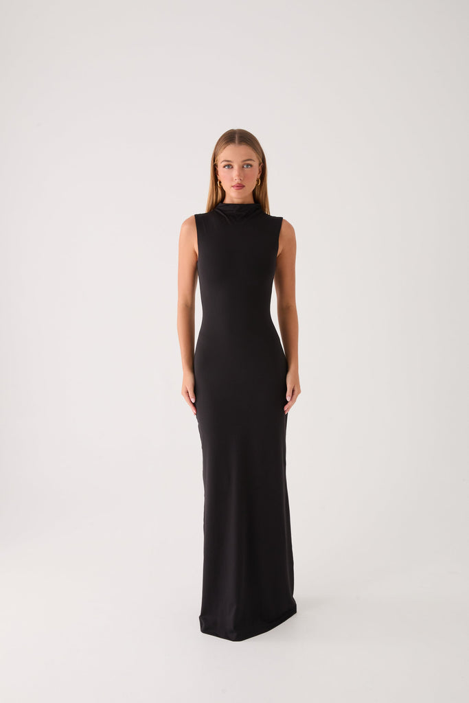 On My Time Maxi Dress - Black
