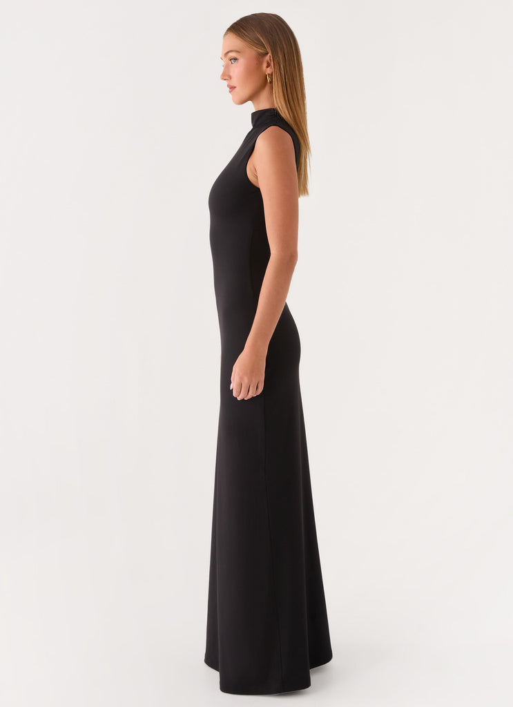 On My Time Maxi Dress - Black