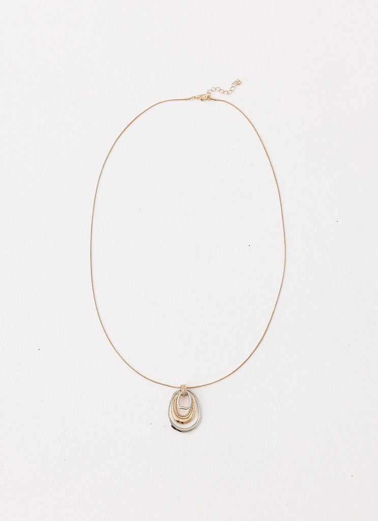 On The Low Necklace - Two Tone