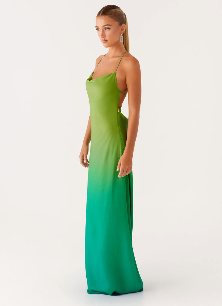 Opposites Attract Maxi Dress - Green Ombre Opposites Attract Maxi Dress - Green Ombre