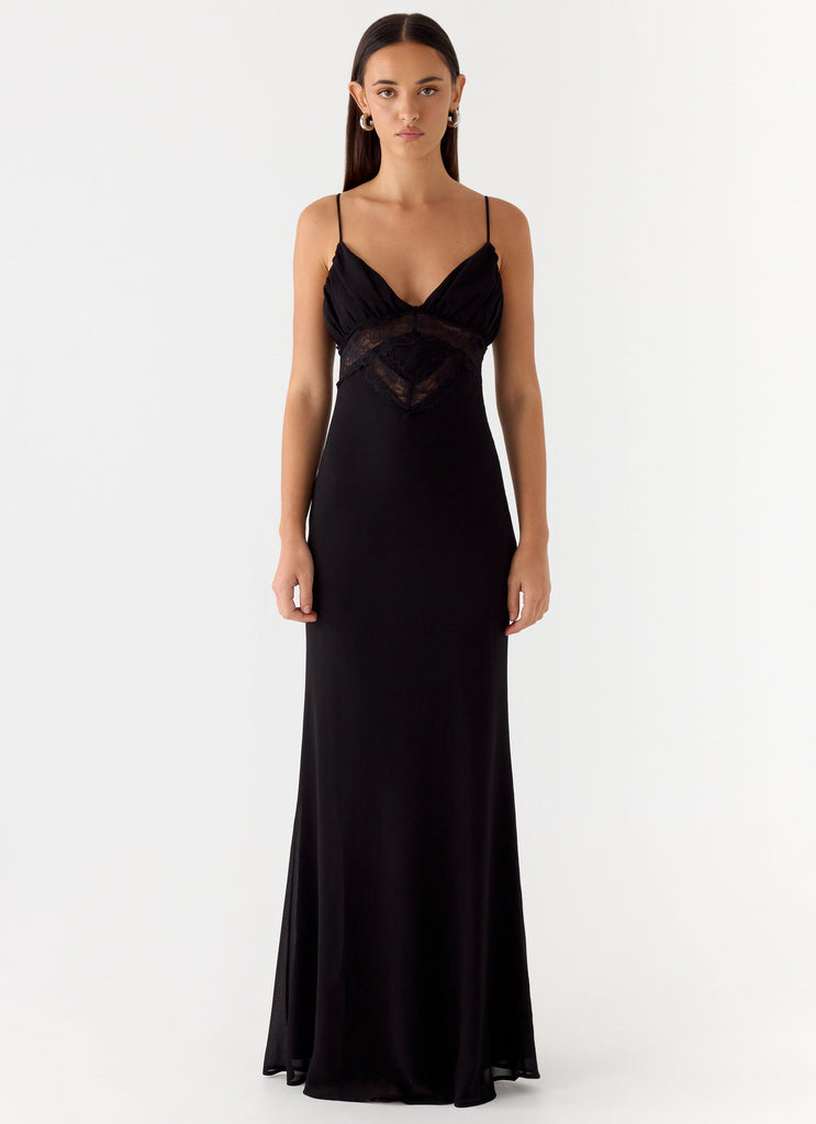 Opulent Maxi Dress - Black Black / US 12 Opulent Maxi Dress - Black Black / US 12