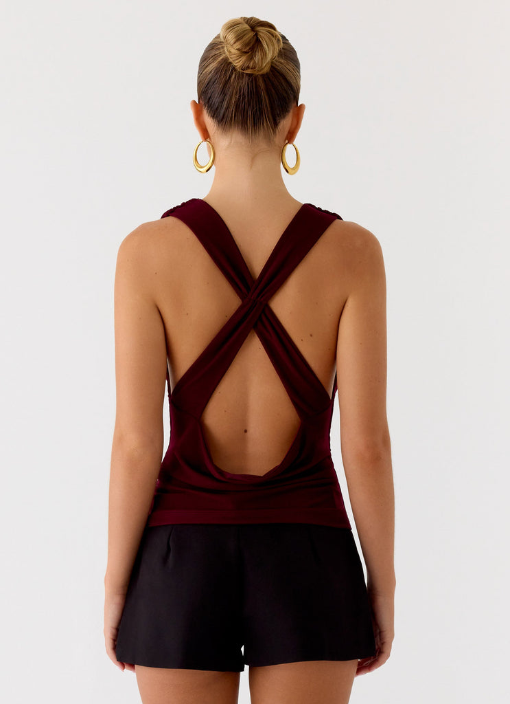 Oracle Top - Plum