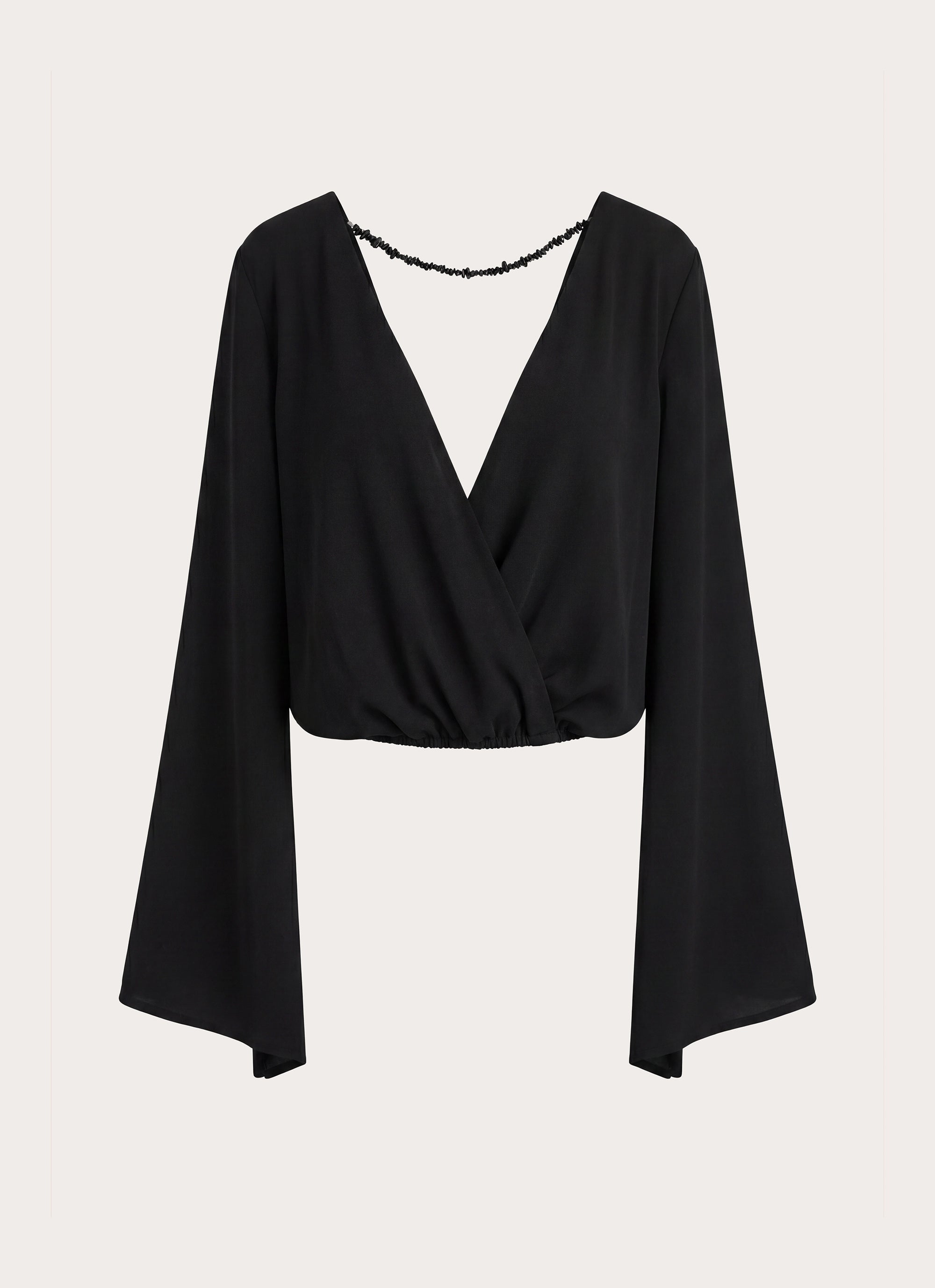 Orelia Long Sleeve Top - Black – Peppermayo US