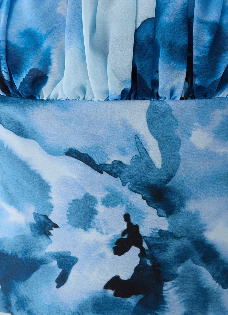 Oressa Mini Skirt - Bluebella Print
