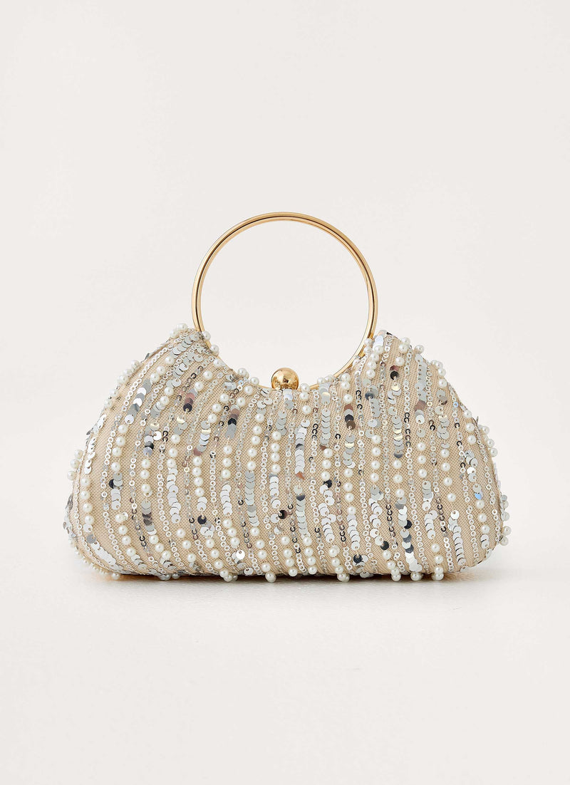 Orina Sequin Handbag - Gold/Silver