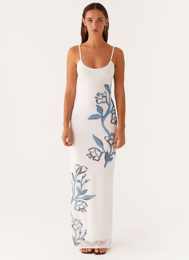 Orla Maxi Dress - Blue Floral