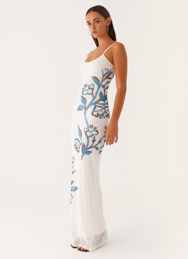 Orla Maxi Dress - Blue Floral Peppermayo US Orla Maxi Dress - Blue Floral Peppermayo US