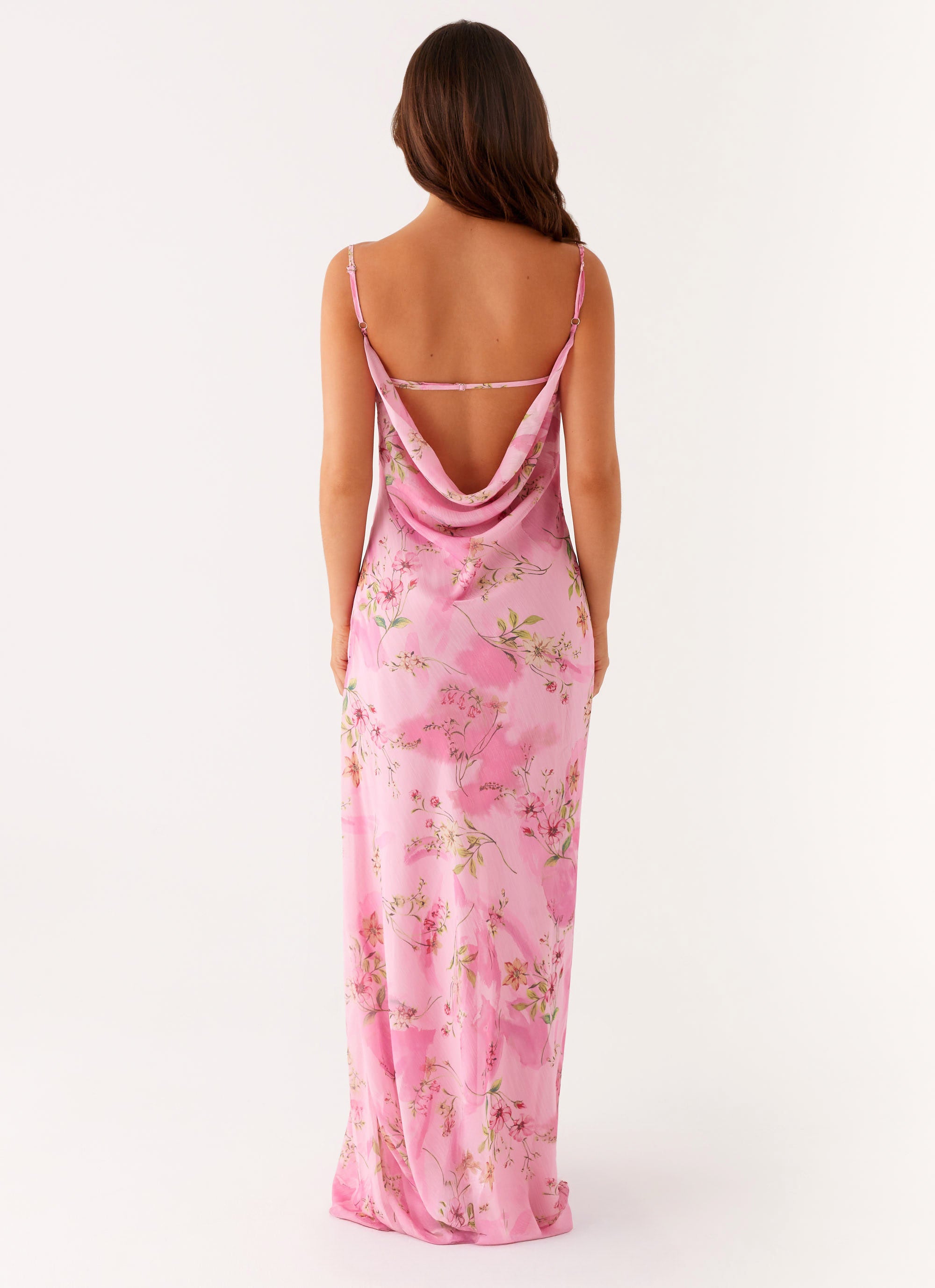 Orlando Maxi Dress - Pink Floral Print Peppermayo US Orlando Maxi Dress - Pink Floral Print Peppermayo US