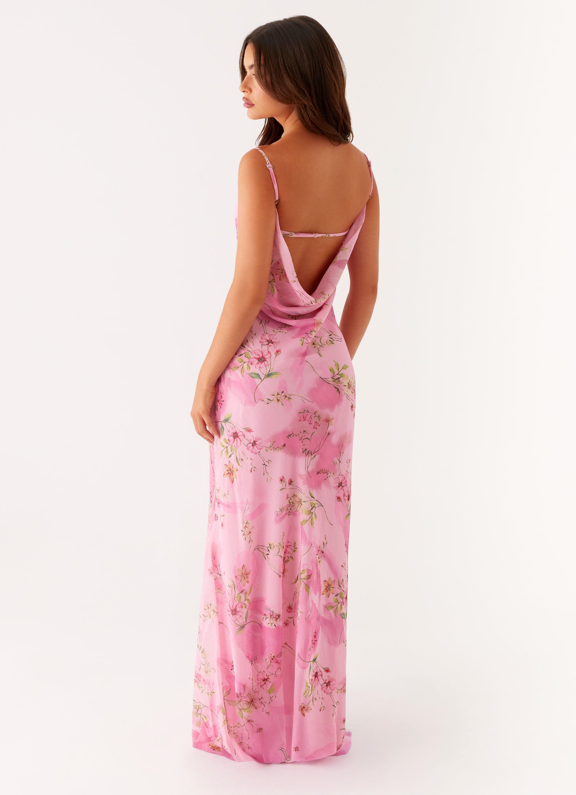 Orlando Maxi Dress - Pink Floral Print Peppermayo US Orlando Maxi Dress - Pink Floral Print Peppermayo US