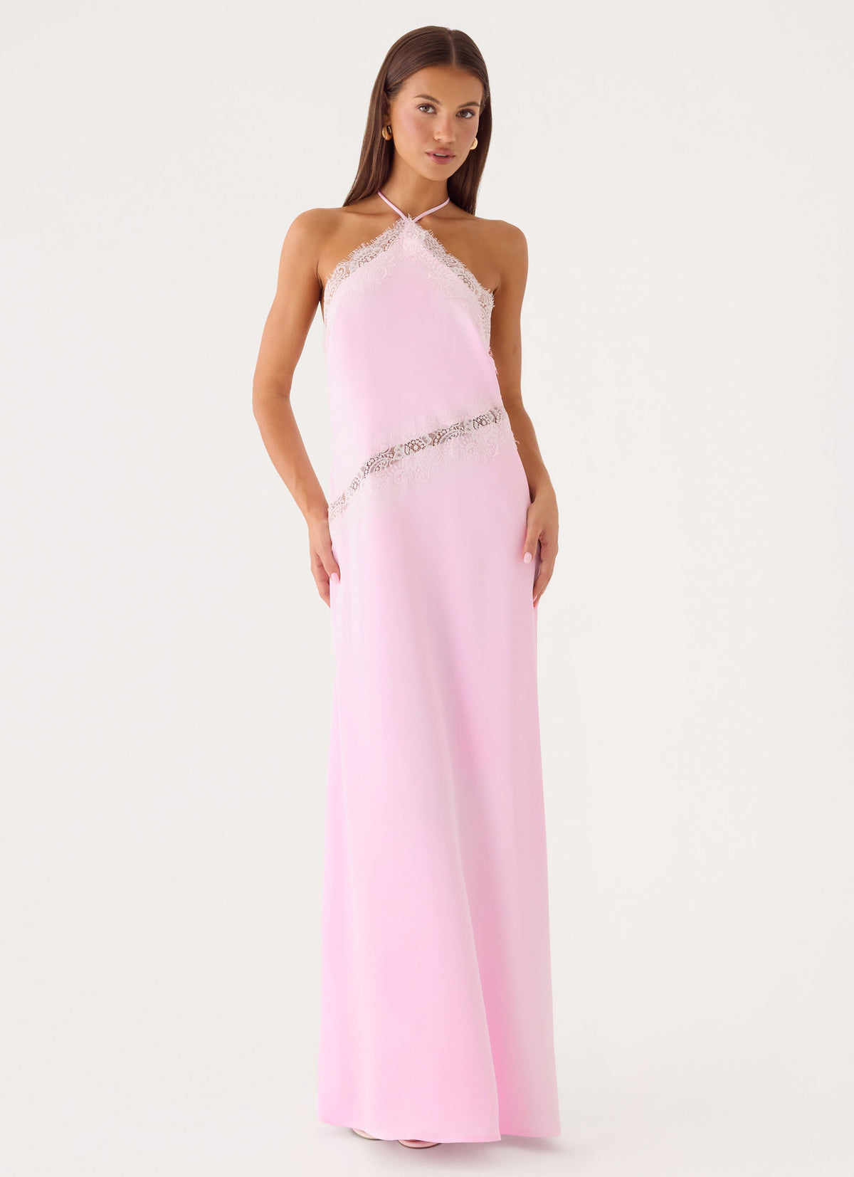 peppermayo pink dress Peppermayo's Glittering Cami Maxi for TikTok Awards Heavier weight soft touch skirt Peppermayo knitted contrast mini dress
