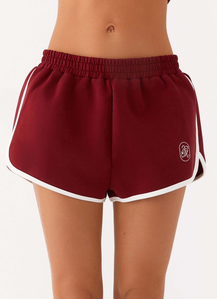 Out Of Your League Track Shorts - Red