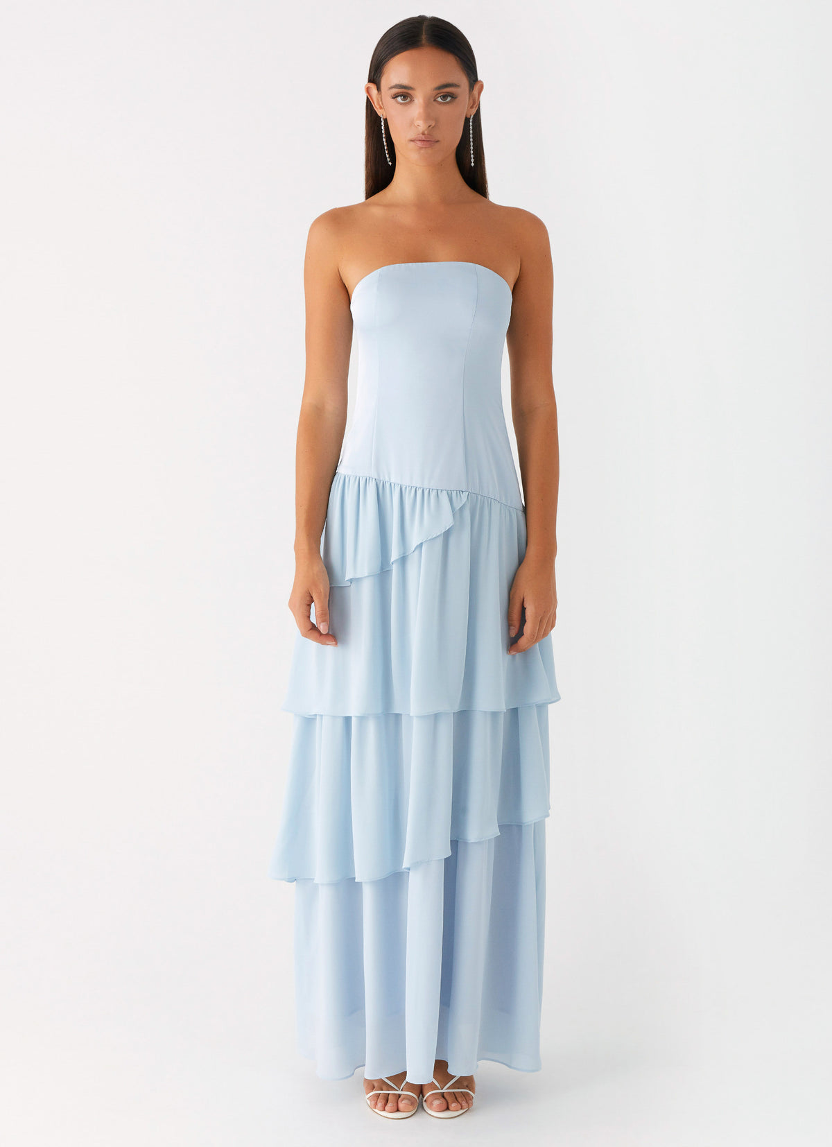 Our Story Maxi Dress - Pastel Blue – Peppermayo US