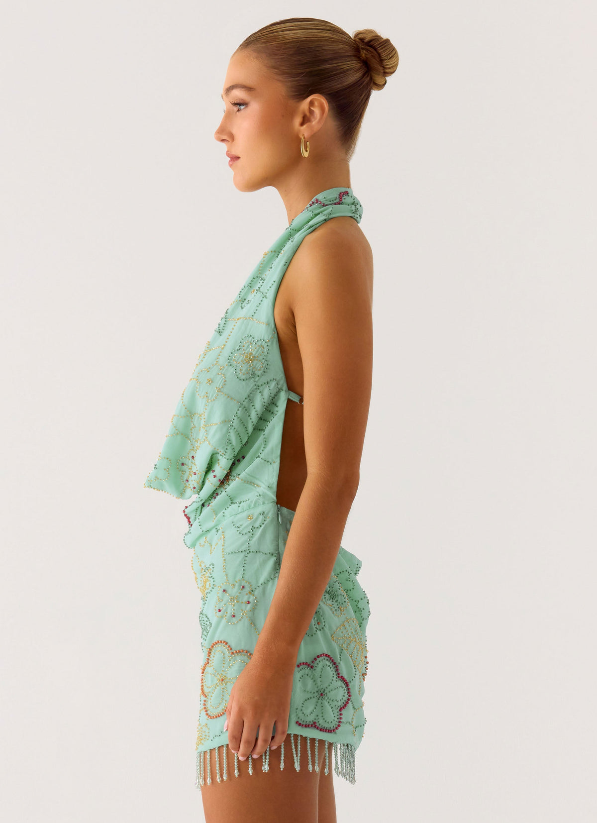 Outlaw Beaded Mini Dress