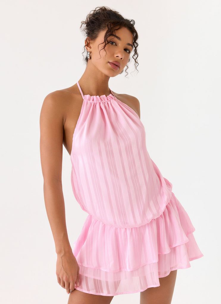 Parade Halter Mini Dress