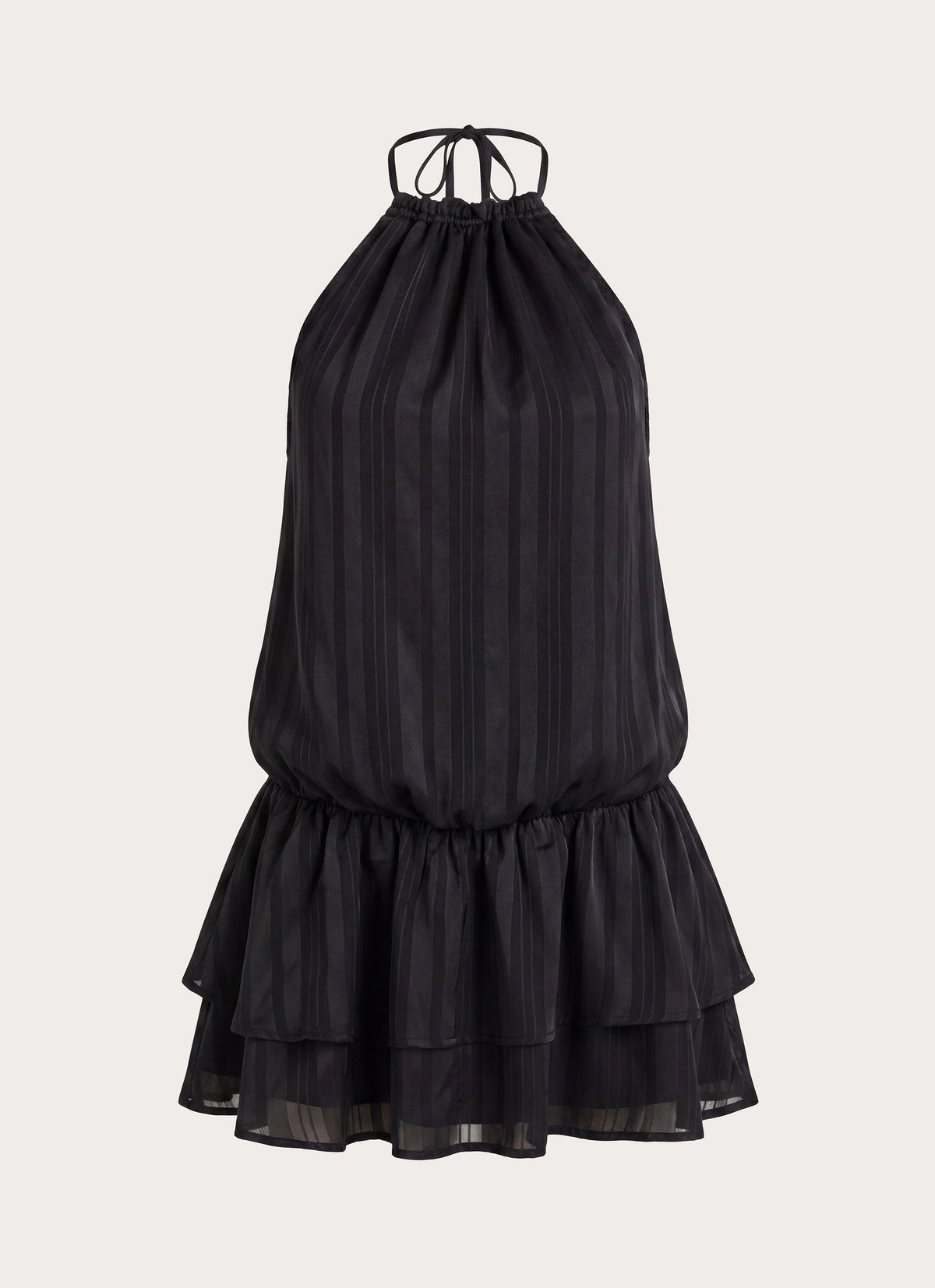 Parade Halter Mini Dress - Black