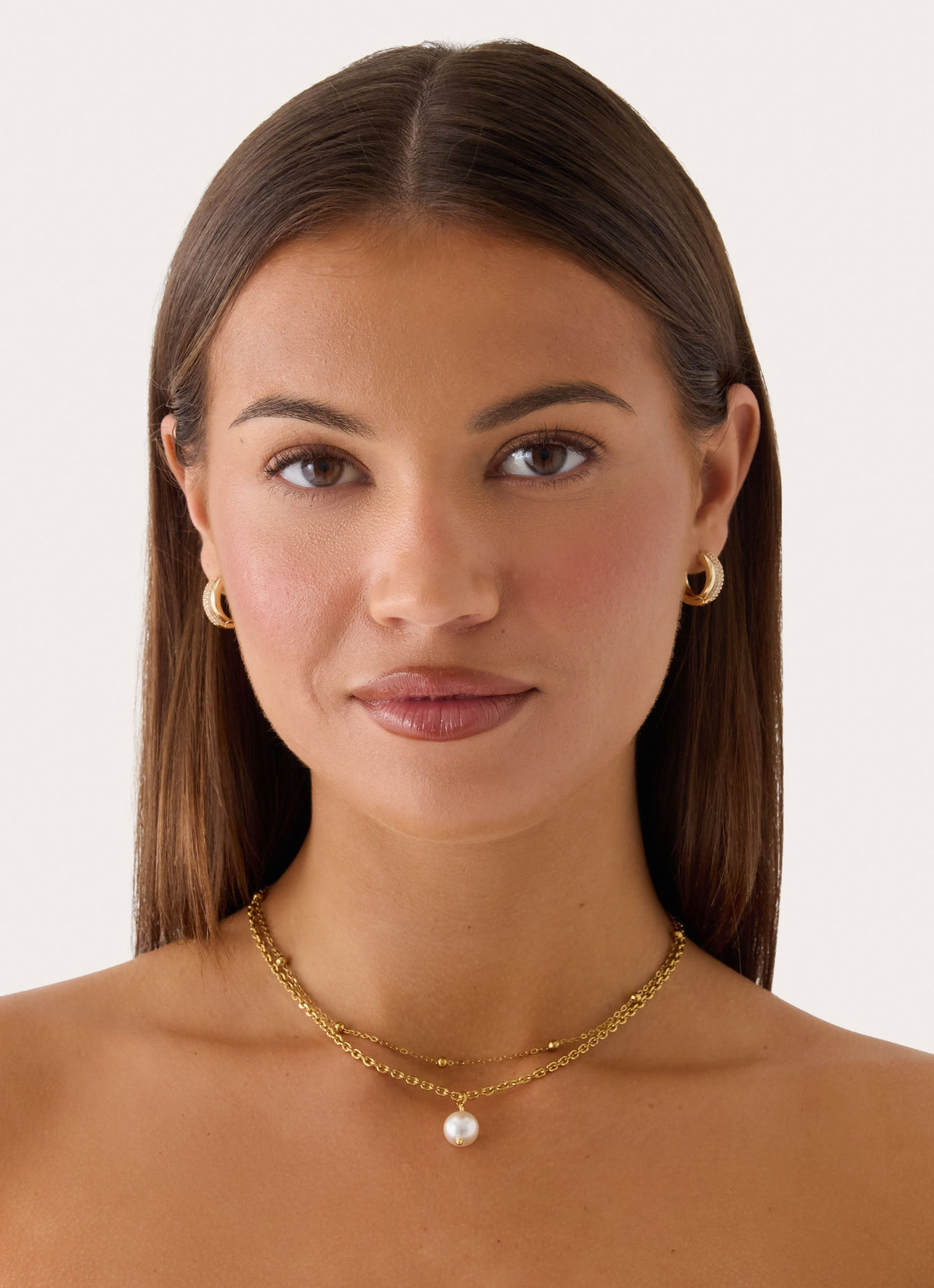 Paradise Hour Necklace - Gold/Pearl