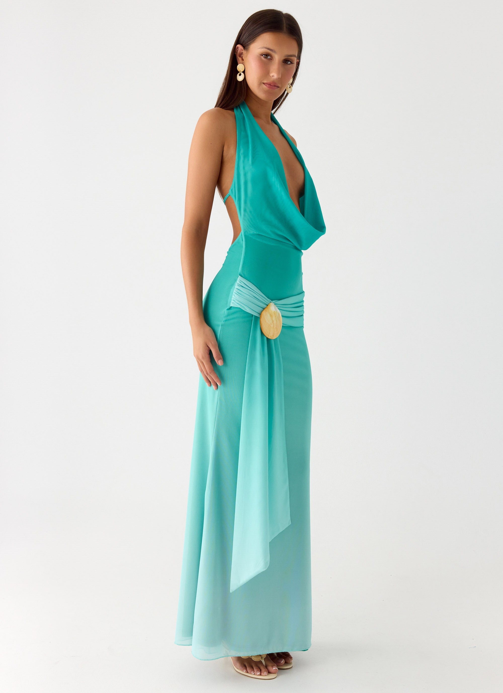 Paradox Shell Maxi Dress - Mint Ombre – Peppermayo US