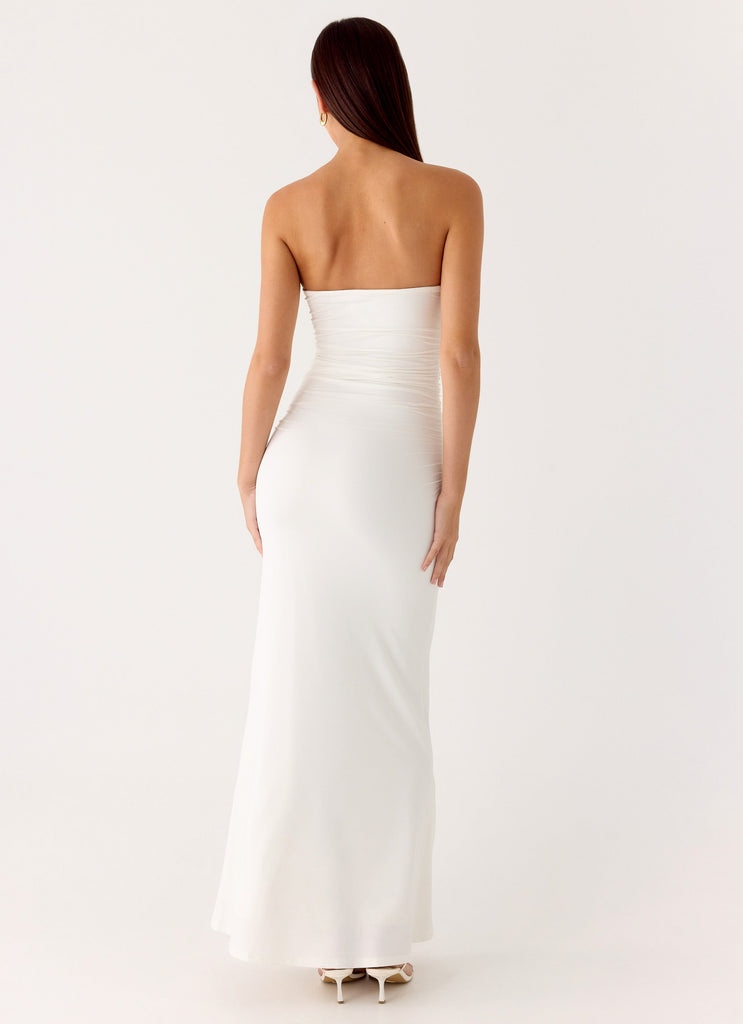 Party After Party Shell Maxi Dress - White White / US 18 Party After Party Shell Maxi Dress - White White / US 18