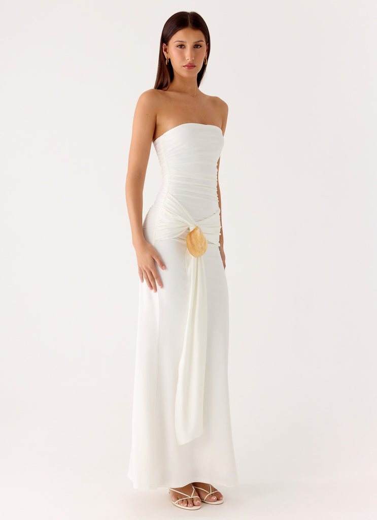 after party white dress Party After Party Shell Maxi Dress