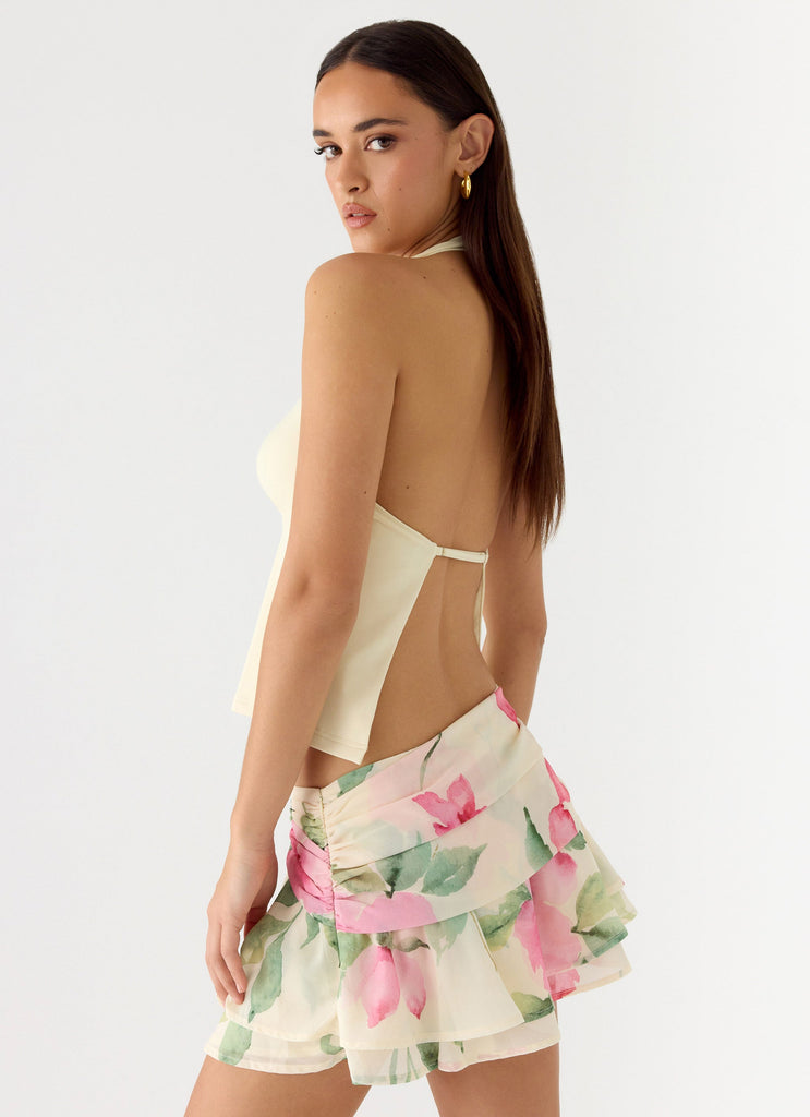 Parx Top - Lemon Yellow