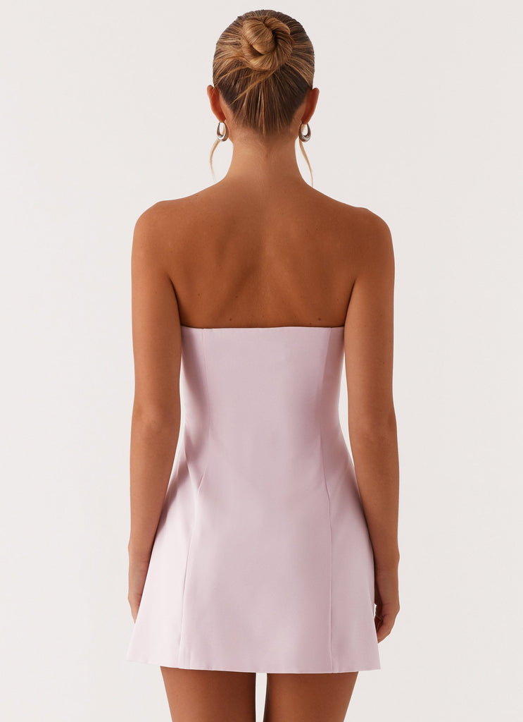 Patsie Strapless Mini Dress - Pink