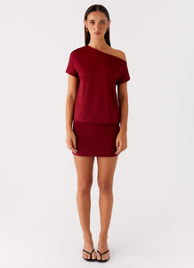 paulie mini dress free people Free People Paulie Mini Dress in Hot Fudge CHROME