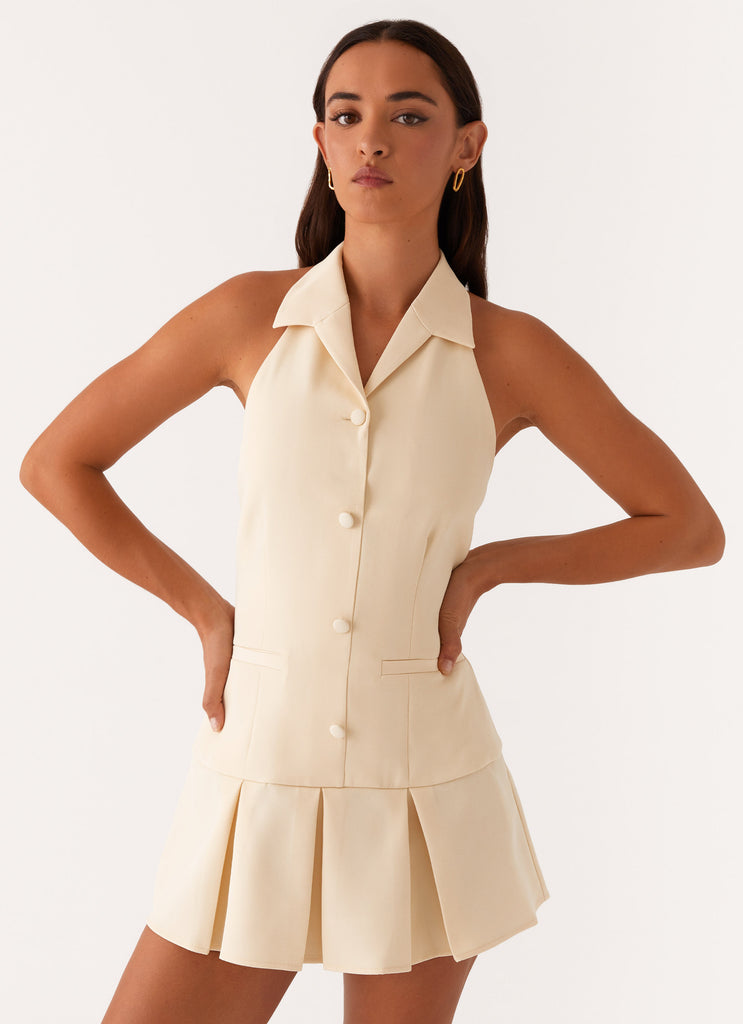 Payton Mini Dress - Lemon Peppermayo US Payton Mini Dress - Lemon Peppermayo US