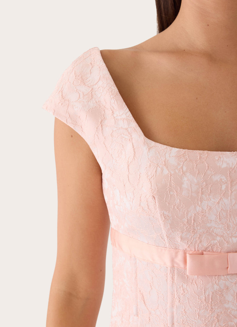 Peaches Mini Dress - Peach