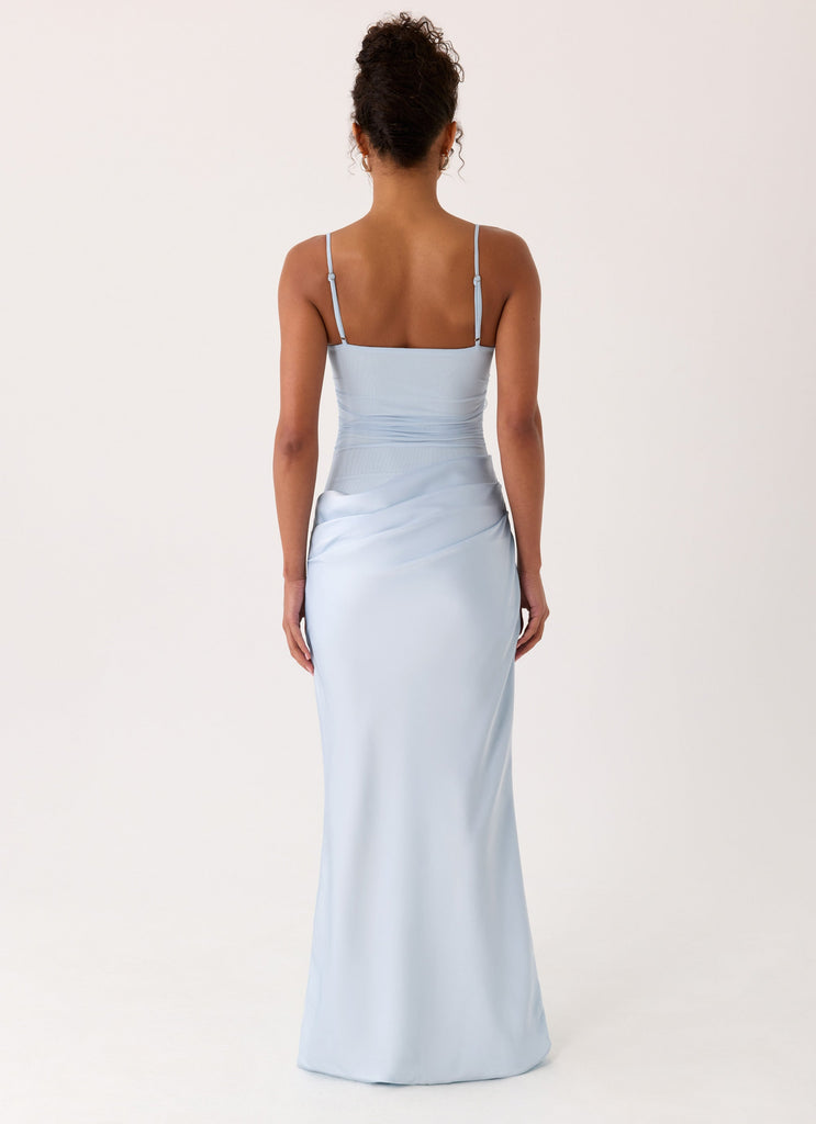 Peasella Maxi Dress - Blue