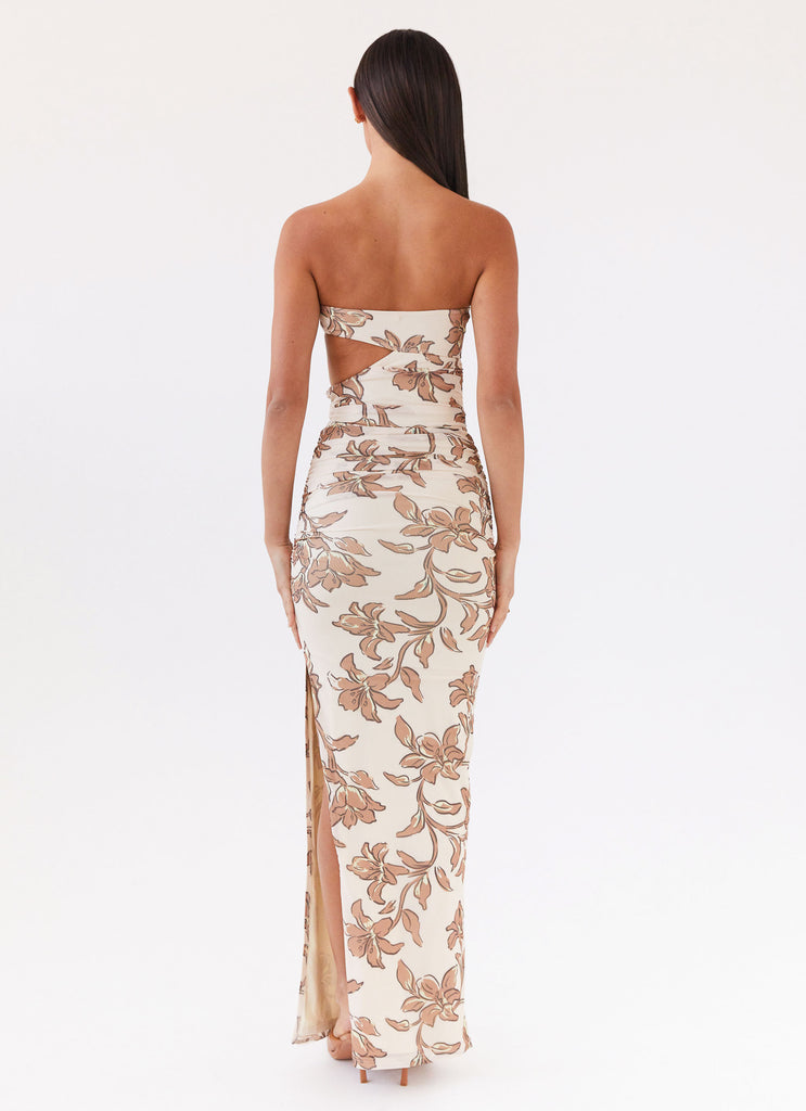 Into Pieces Mesh Maxi Dress - Hazel Bloom Into Pieces Mesh Maxi Dress - Hazel Bloom