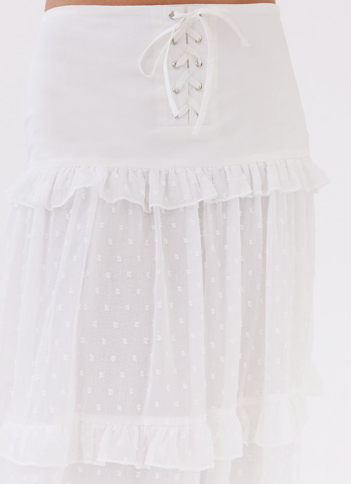 Esmeralda Maxi Skirt - White
