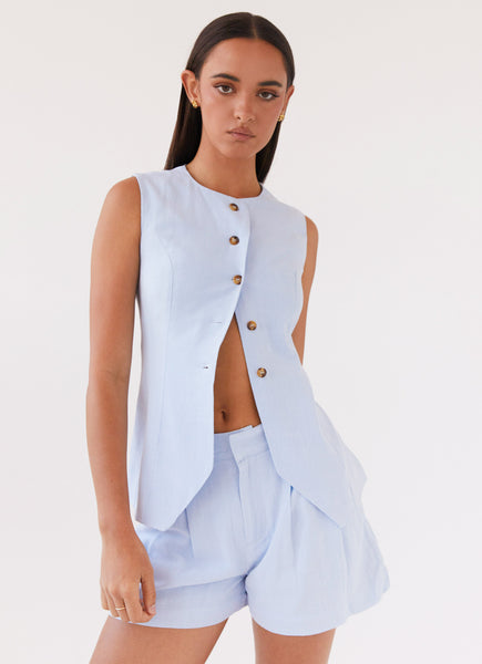 【未使用タグ付き】MADISON BLUE DRESS VEST LINEN 未使用タグ付き】MADISON BLUE DRESS VEST LINEN DRESS VEST