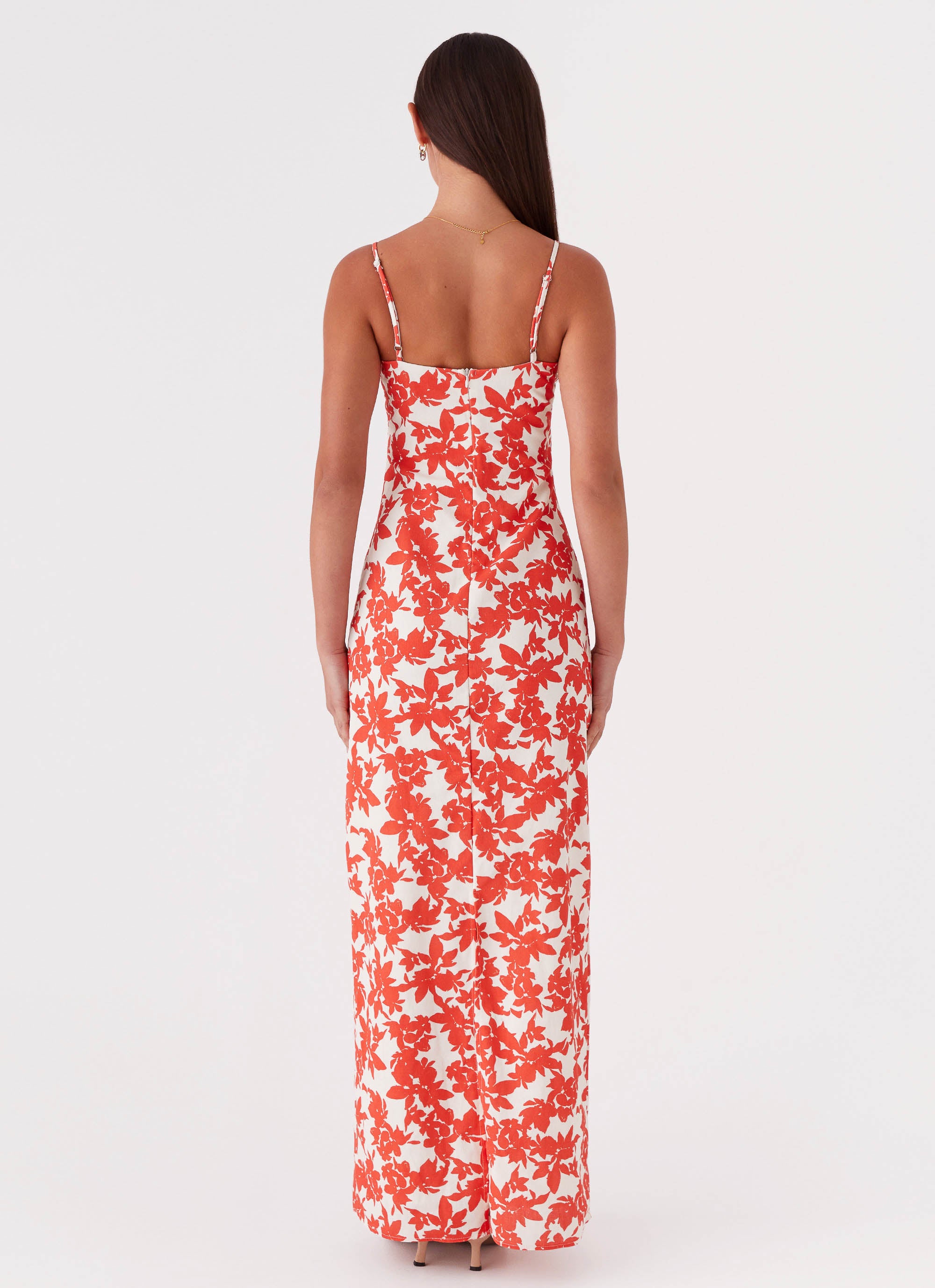 Floral Corset Maxi Dress