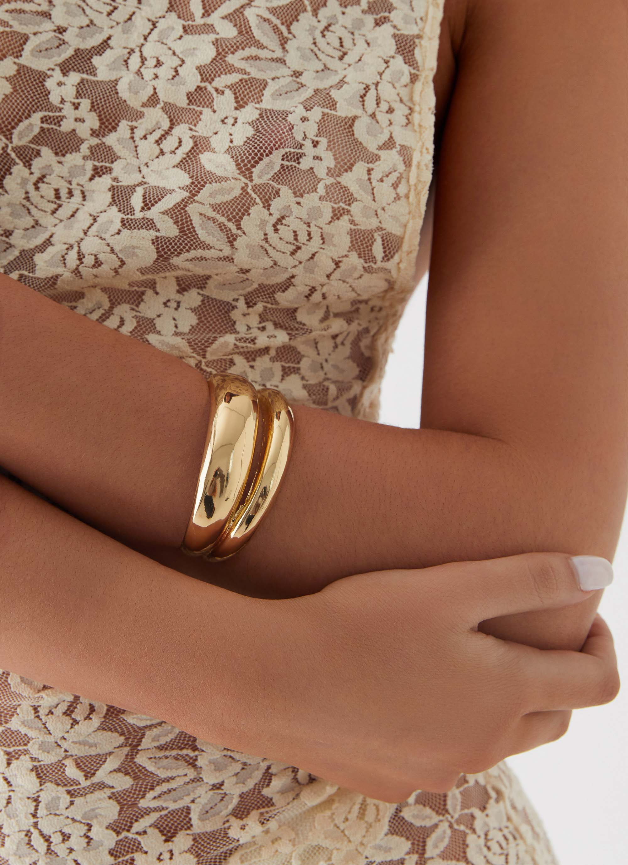 Kirstin Chunky Bracelet - Gold Kirstin Chunky Bracelet - Gold