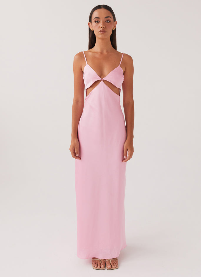 Pretty In Pink Maxi Dress - Rose Quartz