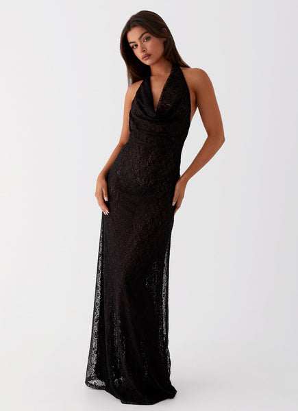 Tempest Cowl Neck Maxi Dress