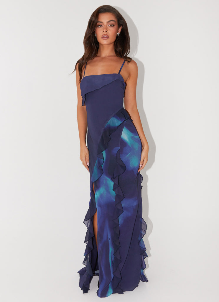 Do No Wrong Ruffle Maxi Dress - Cyber Rose Peppermayo US Do No Wrong Ruffle Maxi Dress - Cyber Rose Peppermayo US