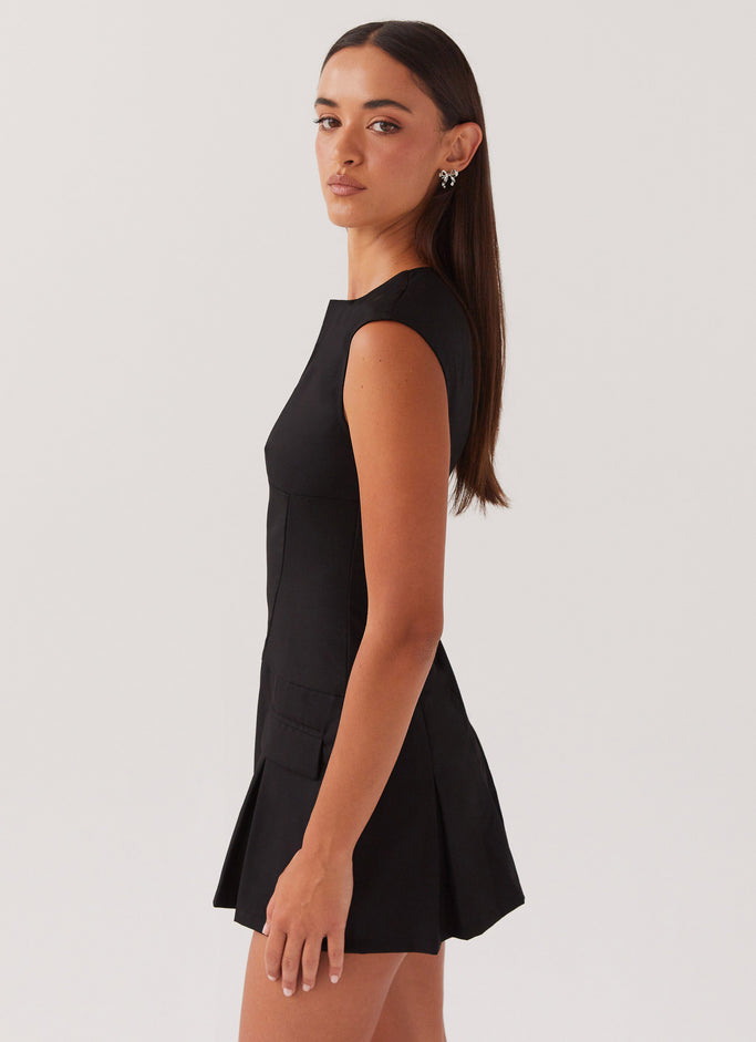 Cassia Mini Dress - Black