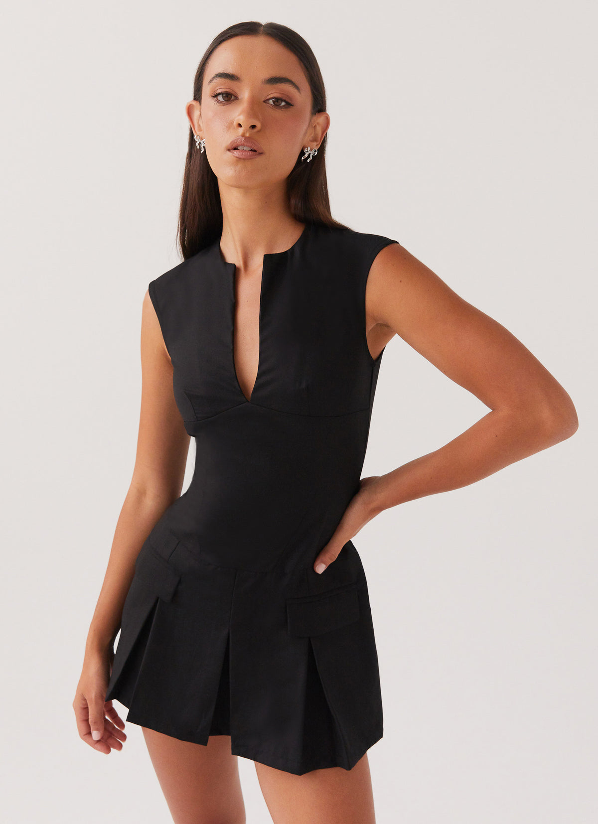 cassia mini dress black Style:Dress C