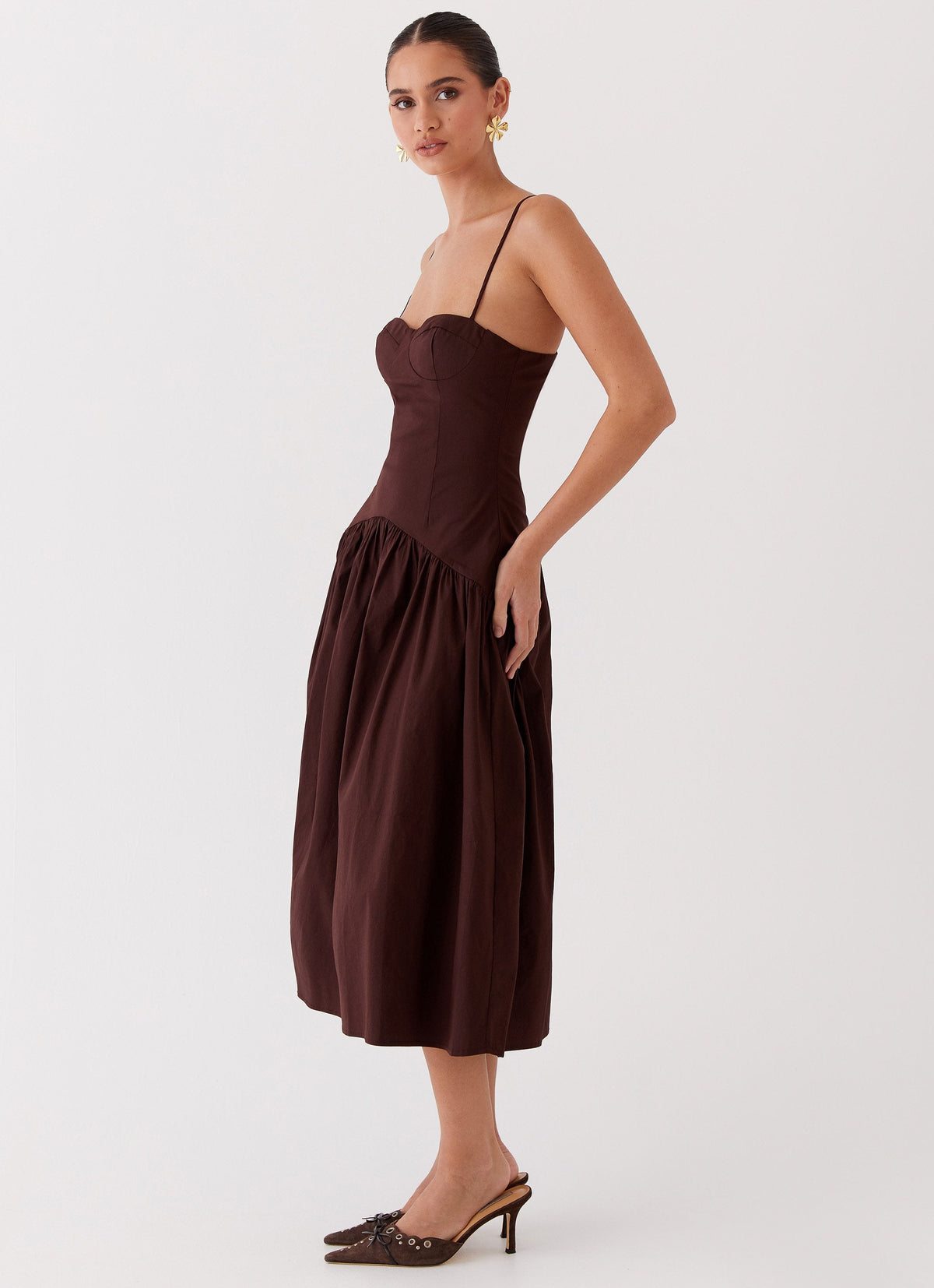Yvette Corset Midi Dress
