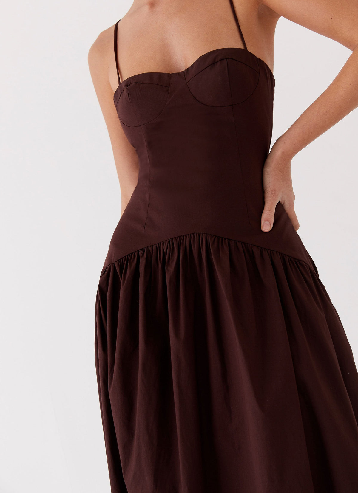 Yvette Corset Midi Dress
