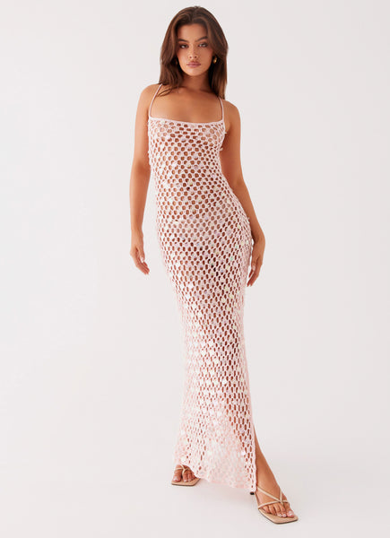 Calabria Crochet Maxi Dress