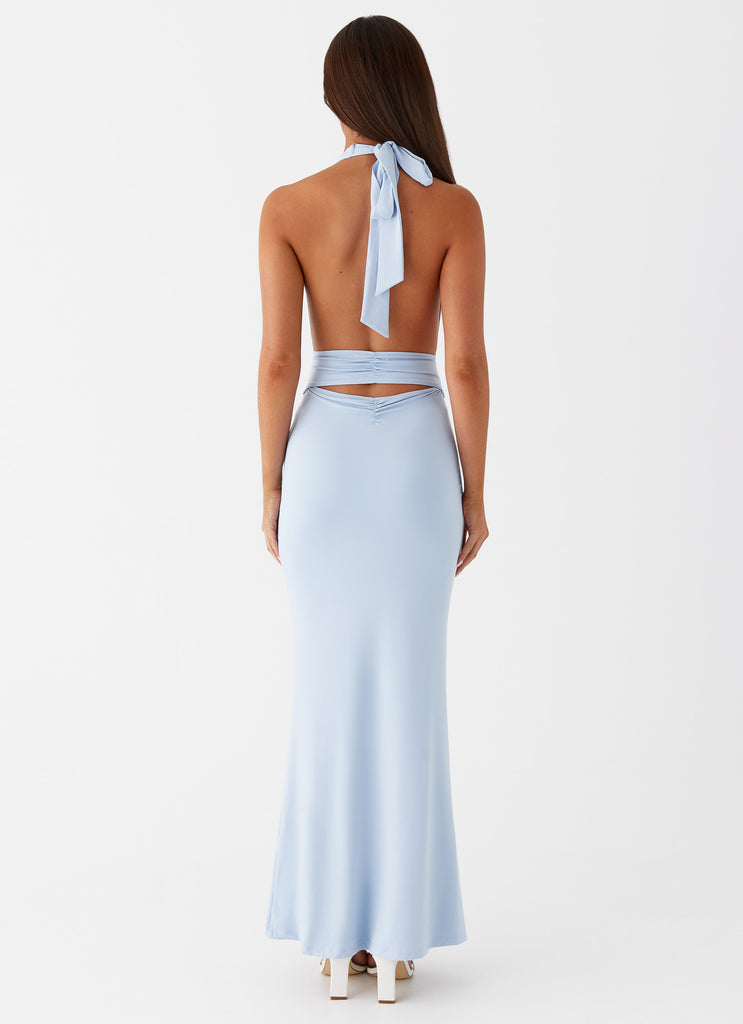 Carolina Twist Maxi Dress - Blue Peppermayo US Carolina Twist Maxi Dress - Blue Peppermayo US