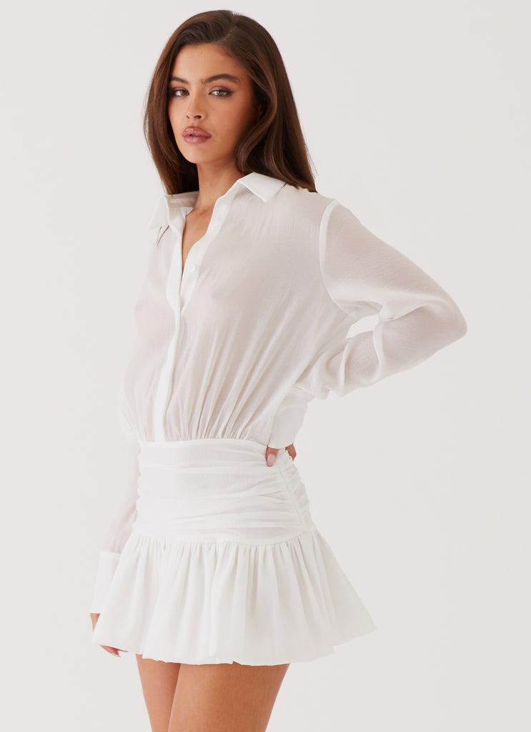 white sheer t shirt dress Fashionkilla cotton lace tiered hem maxi t-shirt dress in white