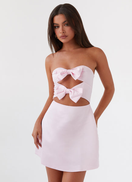Girl Crush Bow Mini Dress