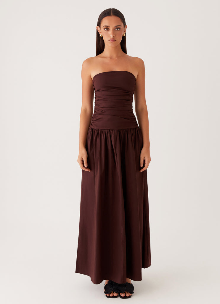 Carmel Maxi Dress - Brown Brown / US 16 Carmel Maxi Dress - Brown Brown / US 16