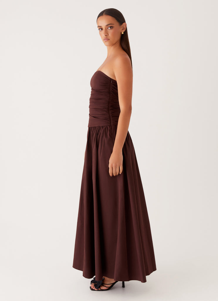 Carmel Maxi Dress - Brown Peppermayo US Carmel Maxi Dress - Brown Peppermayo US