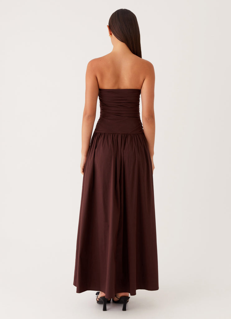 Carmel Maxi Dress - Brown Brown / US 16 Carmel Maxi Dress - Brown Brown / US 16