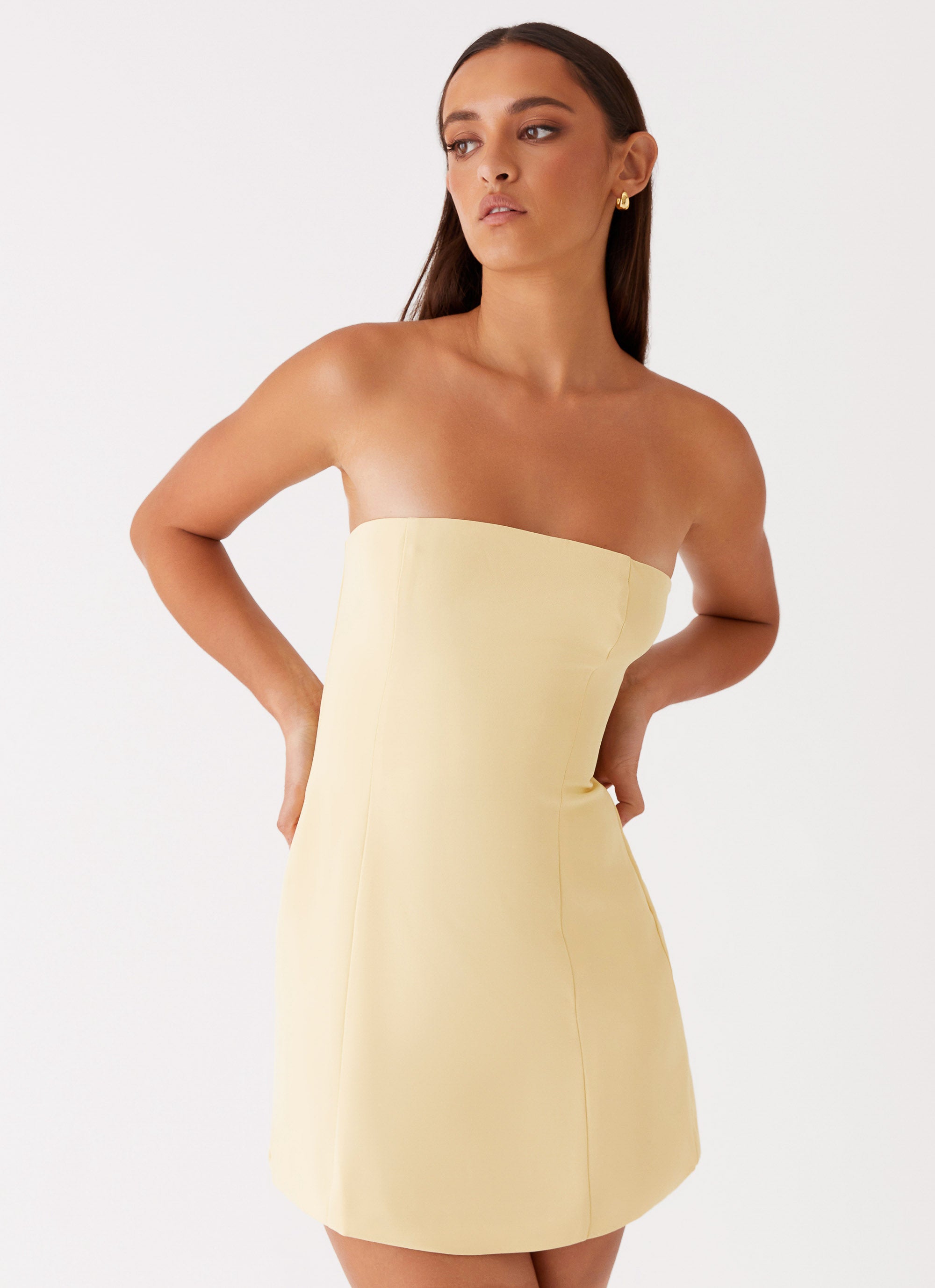 Ayanna Strapless Mini Dress